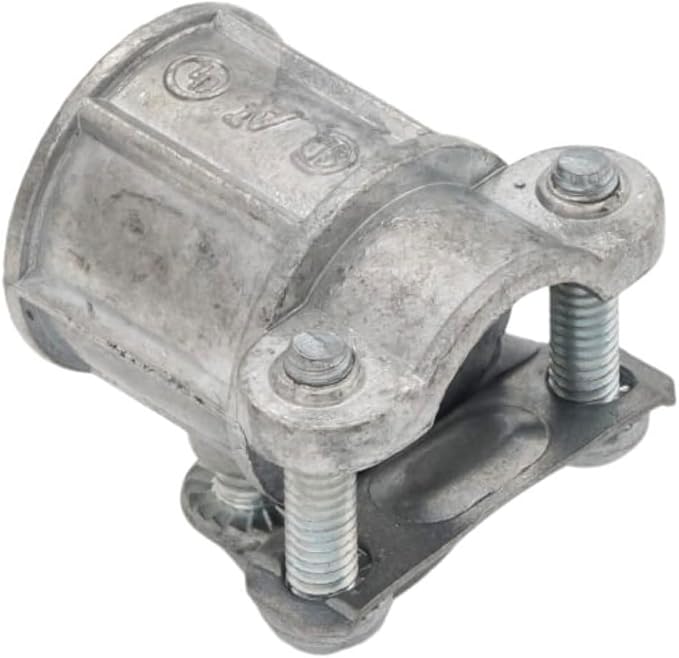 Electrical Combination Coupling 1/2" EMT Conduit to 3/8" Cable Connector - Image 2