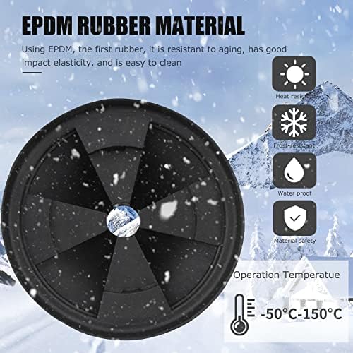 Garbage Disposal Splash Guards, 3 3/8" EPDM Rubber Drain Insert - Image 6