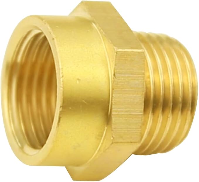 Joywayus 1/2" G Thread Female × 1/2" NPT Thread Male Brass Pipe Fitting Adapter - Image 4