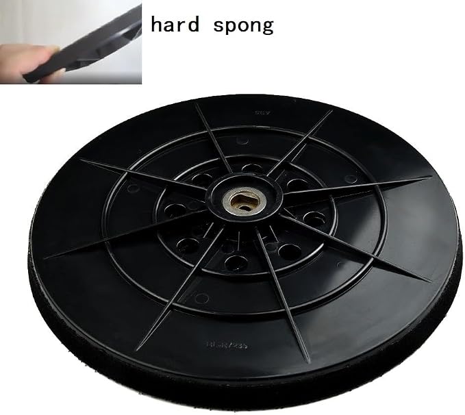 Sander Backing Pad, 9 inch 8 Hole Polisher Buffer Backing Plate Pad And Backup - Image 2