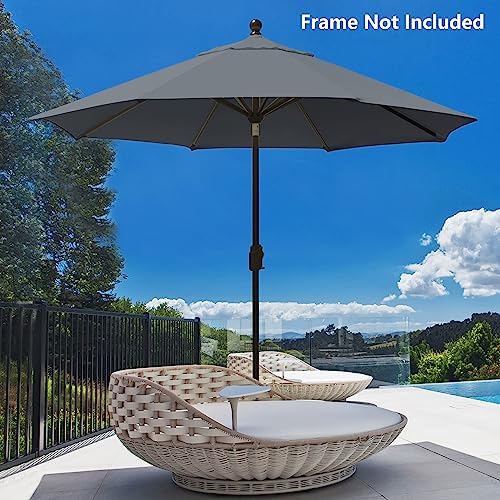 EliteShade USA 9FT Patio Umbrella Replacement Covers 8 Ribs Market Umbrella - Image 5