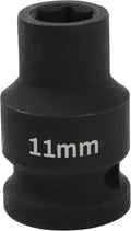 1/2" Drive 11mm Deep Impact Socket, 6 Point Chrome Molybdenum Steel Heavy Duty by YTkavq