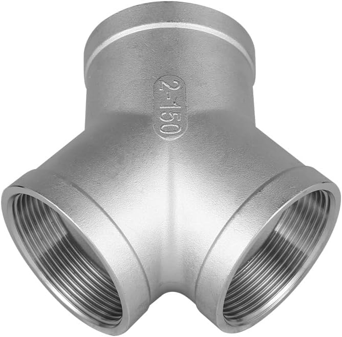 Stainless Steel 304 Tee NPT Female Y Shaped 3 Way Cast Pipe Fitting - Image 3