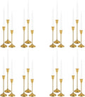 Candlestick Holders, Brass Gold Candle Holders by Tunyet
