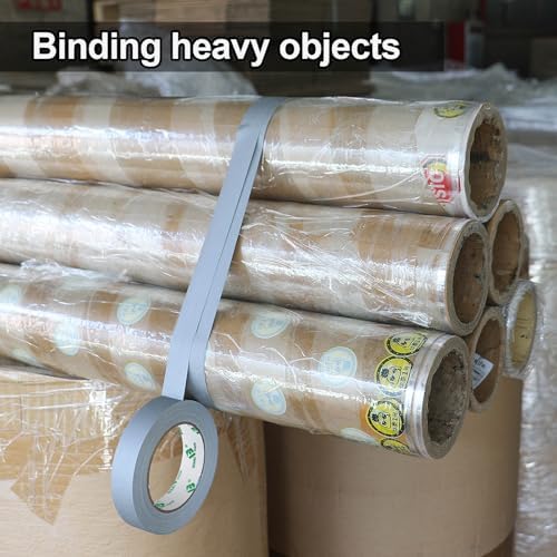 BOMEI PACK Grey Gaffer Tape, Matte Non-Reflective, 1inch x 30yds No Residue - Image 7