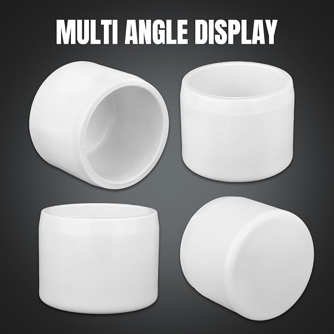 20Packs 1/2" PVC Pipe End Cap Plug Adapter Pipe Fitting，Schedule SCH40 Grade - Image 5