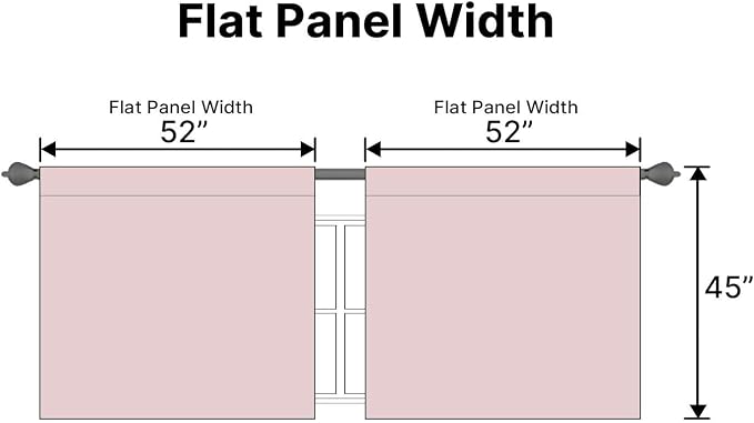 H.VERSAILTEX Blackout Curtains Thermal Insulated Window Treatment Panels Room - Image 6