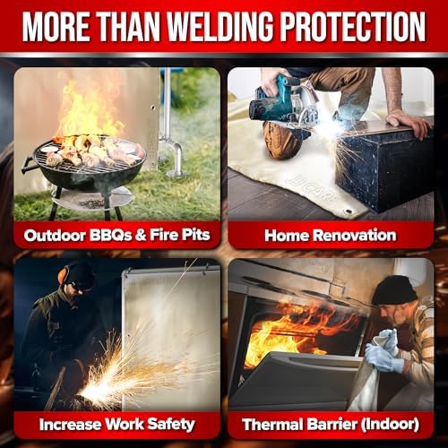 JJ CARE Welding Blanket - 6 ft. x 10 ft. - Image 6
