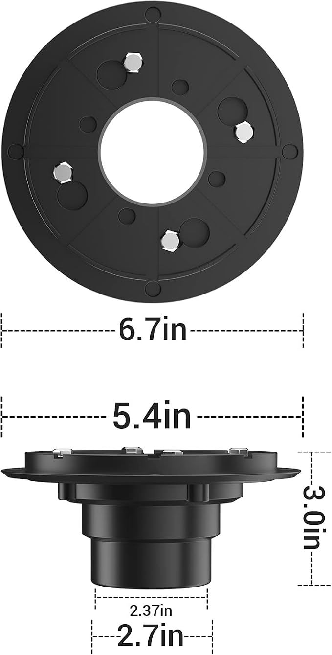 EXF Round Shower Drain Base Kit - Image 5