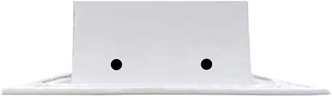 BUILDMART - 6x4 White Modern AC Vent Cover - Decorative Air Vent - Standard - Image 3