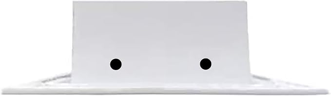BUILDMART - 22x4 Modern AC Vent Cover - Decorative White Aluminum Air Vent - - Image 3
