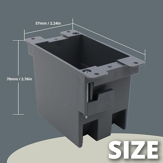1-Gang 14 Cu.in. PVC Old Work Electrical Box, - Image 3