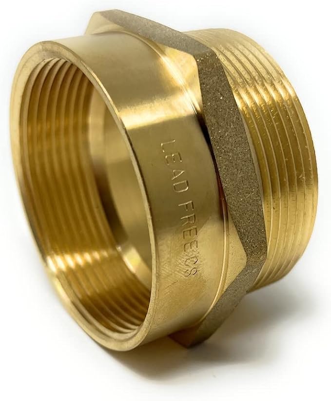 Cascada 2" G Thread Female to 2" NPT Thread Male Pipe Fitting Adapter - Image 8