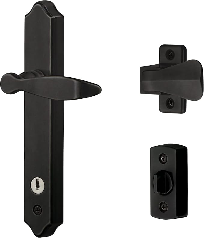Ideal Security Door Lever with Deadbolt Lock by IdealSecurityInc