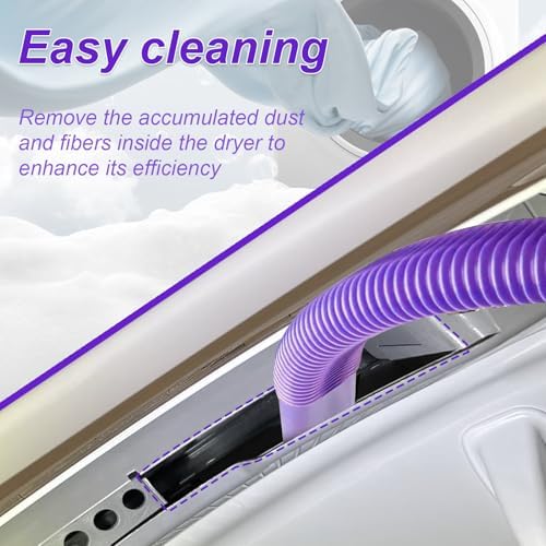 Upgraded Dryer Vent Cleaner Kit: Universal Vacuum Hose Attachment - Image 3