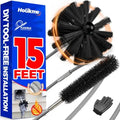 Holikme Dryer Vent Cleaner Kit - 15Ft Flexible Lint Brush by Holikme
