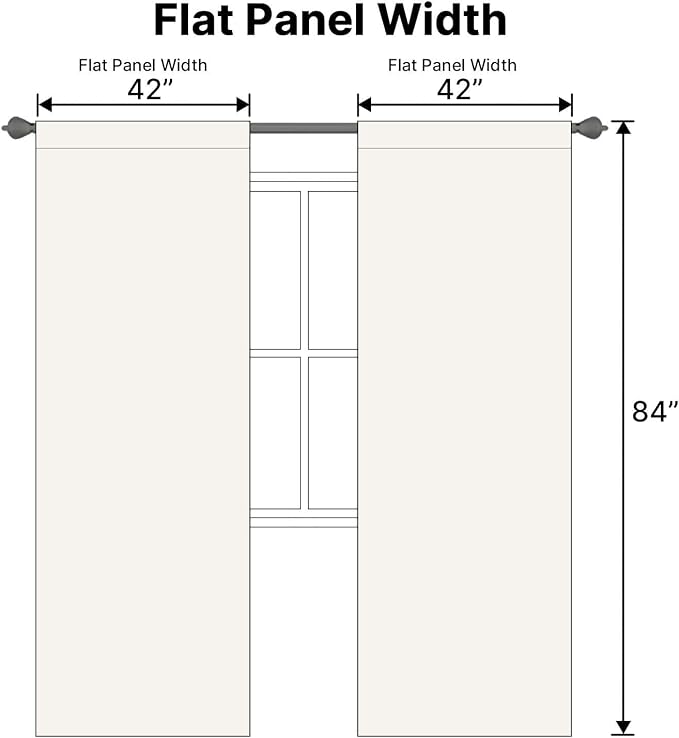 H.VERSAILTEX Light Reducing Curtains Thermal Insulated Window Treatment Panels - Image 6