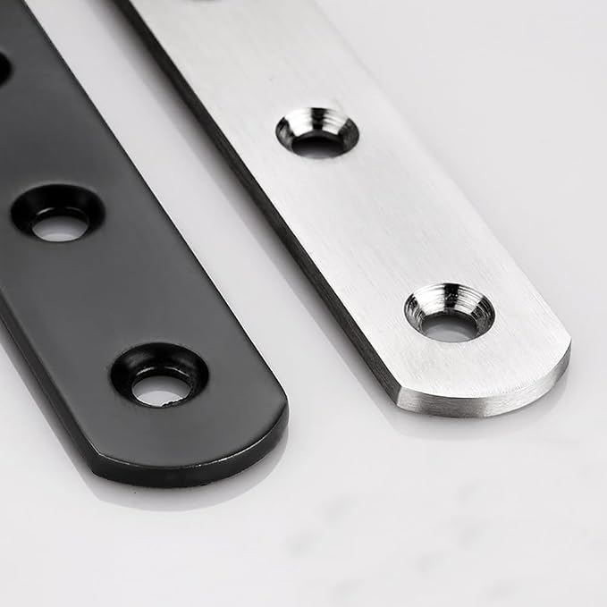 12" Flat Mending Plate 4Pcs Flat Straight Braces Stainless Steel Straight - Image 3