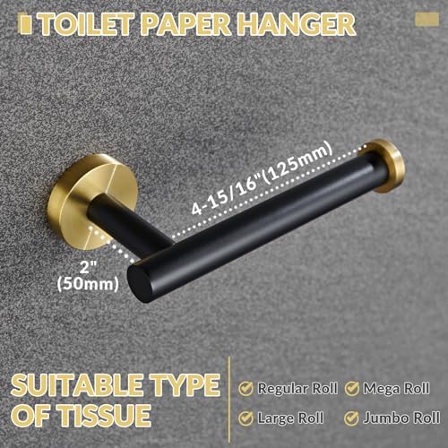 APLusee Toilet Paper Holder, 304 Stainless Steel - Image 2