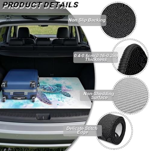 ELEQIN Sea Turtle Car Trunk Mat Cargo Liner - Image 6