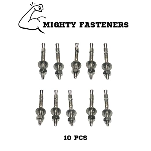 Mighty Fasteners Wedge Anchors – Heavy-Duty 304 Stainless Steel Expansion Bolts - Image 7