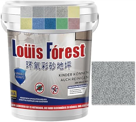 2025 New Forest Epoxy Floor Paint, Epoxy Sand Floor Paint Self Leveling by XIRUJNFD