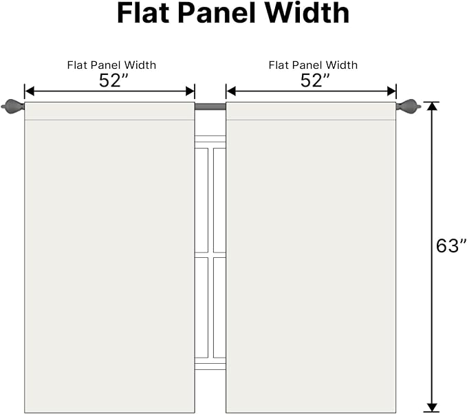 H.VERSAILTEX Blackout Curtains Thermal Insulated Window Treatment Panels Room - Image 6