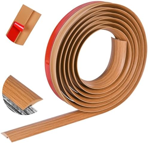 10Ft Floor Transition Strip Self Adhesive Carpet to Tile Floor Edging Trim PVC by ToLanbbt