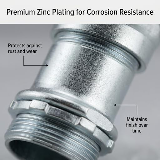 Morris Products 14940 EMT Compression Connector, 1/2" Trade Size - Image 4