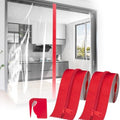 Heavy Duty Zipper Door for Dust Barriers, 2 Rolls Self-Adhesive Dust Zipper by ANWEOR