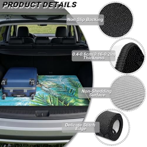 ELEQIN Tropical Palm Leaf Sea Turtle Trunk Mats - Image 6