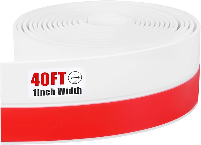 Draft Seal Tape for Doors and Windows 1 in x 40 Ft Silicone Weather Stripping by Kikerike