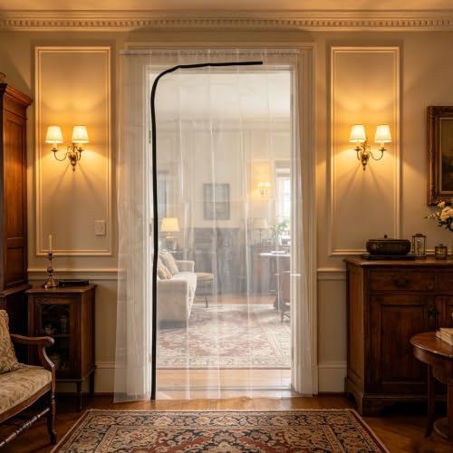 Luxshiny Reusable Plastic Zipper Door Dust Barrier - Image 6
