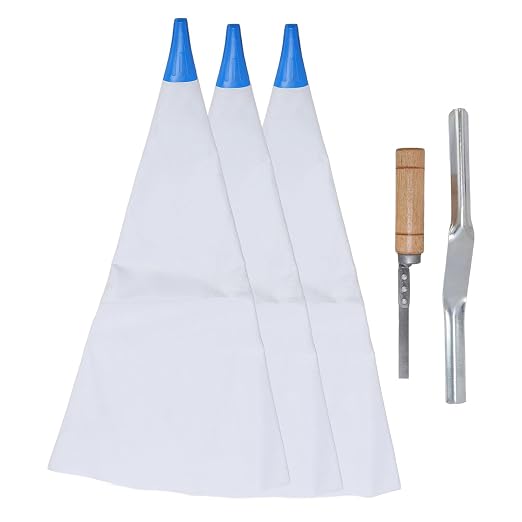 GOTOTOP Grout Bag Set PVC Stainless Steel Mortar Bag Kit - Image 5