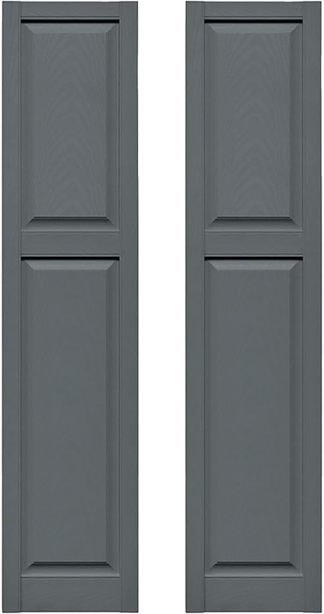 12 in. W x 67 in. H Builders Edge, Cottage Style, Raised Panel Shutters by Builders+Edge