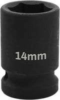 1/2" Drive 14mm Deep Impact Socket, 6 Point Chrome Molybdenum Steel Heavy Duty by YTkavq