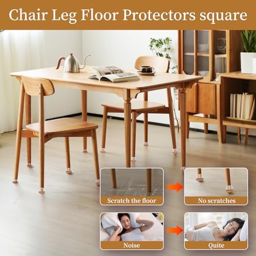 Square Chair Leg Floor Protectors - Image 5