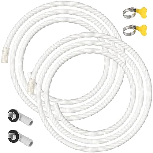 2 Pcs 10 ft Portable Air Conditioner Drain Hose, Mini Split AC Drain Hose by Kerykwan
