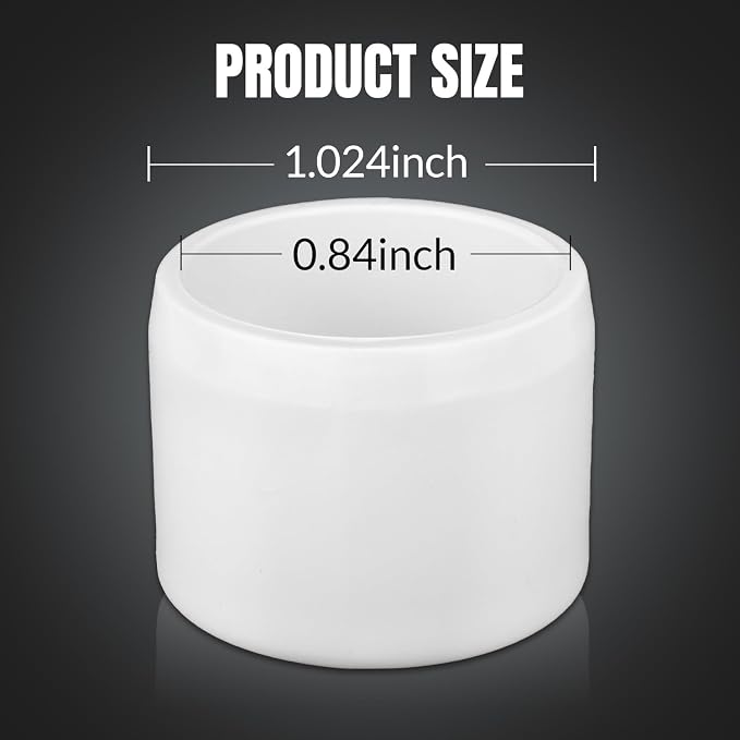 20Packs 1/2" PVC Pipe End Cap Plug Adapter Pipe Fitting，Schedule SCH40 Grade - Image 2