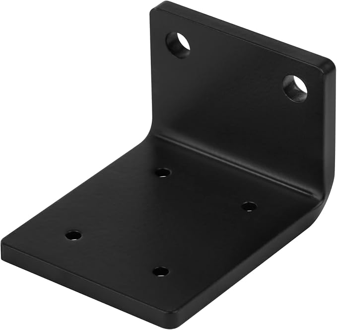 4 Pack L Bracket, 2-3/8" x 2" x 3", Heavy Duty Angle Corner Brace, 4 Gauge | - Image 3