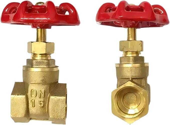 1/2inch Brass Manual Gate Valves Two Way Female Thread Gate Valve - Image 4