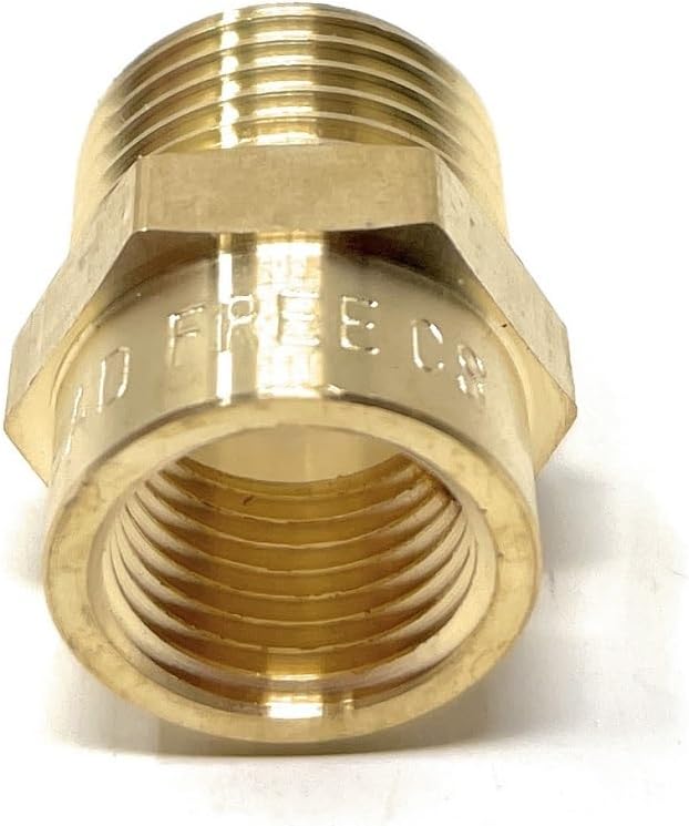 Cascada G Thread to NPT Thread Pipe Fitting Adapter | Lead-Free - Image 5