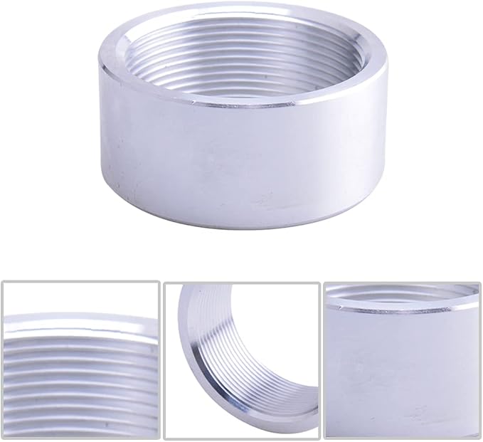 Aluminum 2 Inch NPT Female Thread Weld On Pipe Fitting Bung 2" NPT Female Pipe - Image 5