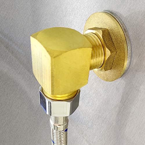 JZBRAIN Installation Kit for Wall Mount Faucet Backsplash Mounted 90 Degree - Image 6