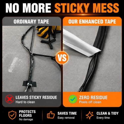 SWRT Gaffers Tape, 2 in x 30 yd, 11 Mil, Pro Matte - Image 4