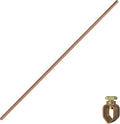 3Ft Ground Rod 1/2" Copper Clad Grounding Rod by HEVIDUBANA