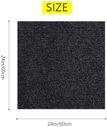 24 * 24in Peel and Stick Carpet Tiles, Self Adhesive Floor Squares - Image 2