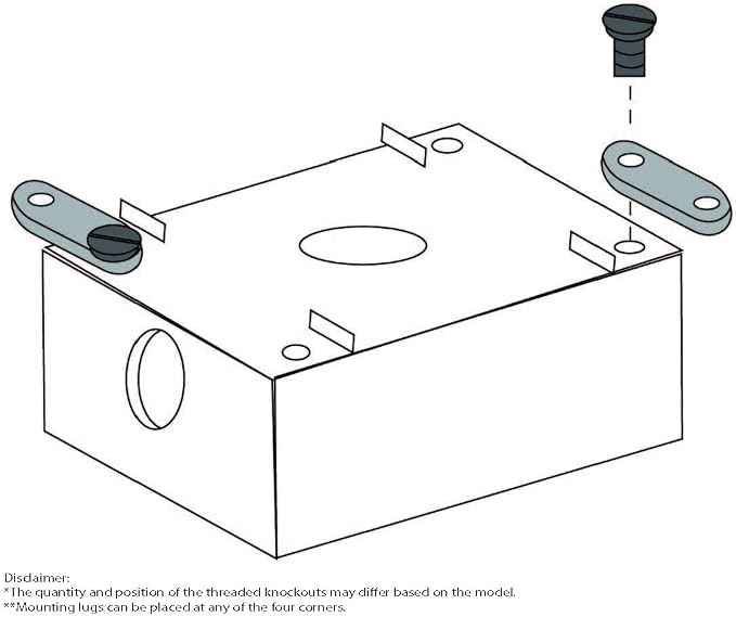 Sigma Engineered Solutions 14250 Weatherproof 1/2" 3 Hole 1-Gang Box - Image 7