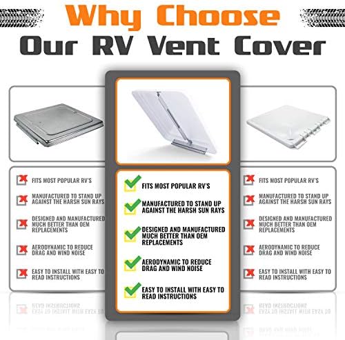 Camp'N 14 Inch Universal RV Roof Vent - Image 5