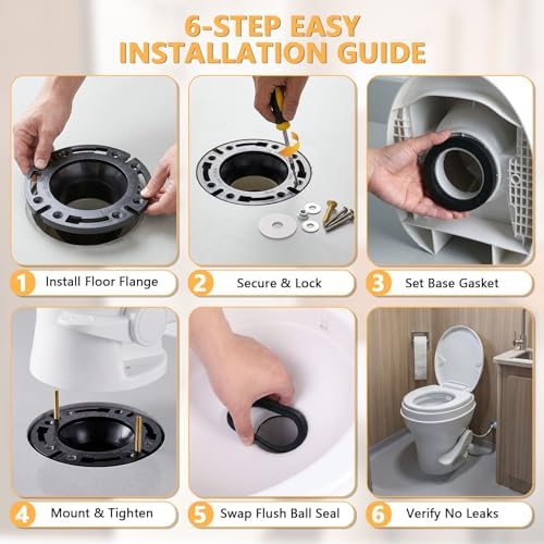 3-in-1 RV Toilet Flange & Seal Kit - Image 7